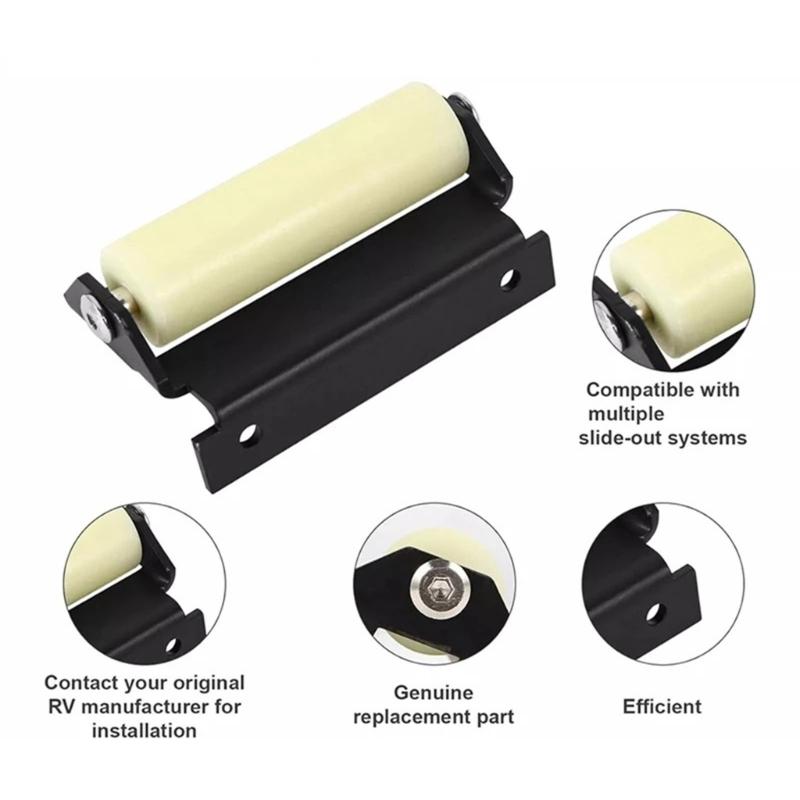 2Pcs RVs Slide Rollers for Slide Out Systems J-36 Service Roller 276288 Solid Steel Plate RVs Slide Out Roller Kit