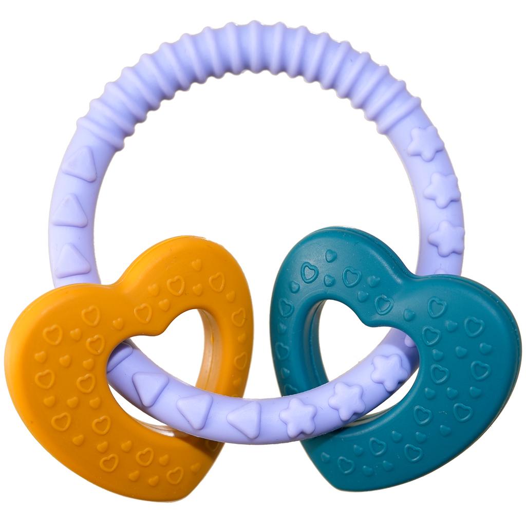 Color Kids 1 STÜCK Baby Silikon Beißring BPA-frei Kauspielzeug Niedliches Armband Neugeborenen Beißspielzeug Babyzubehör