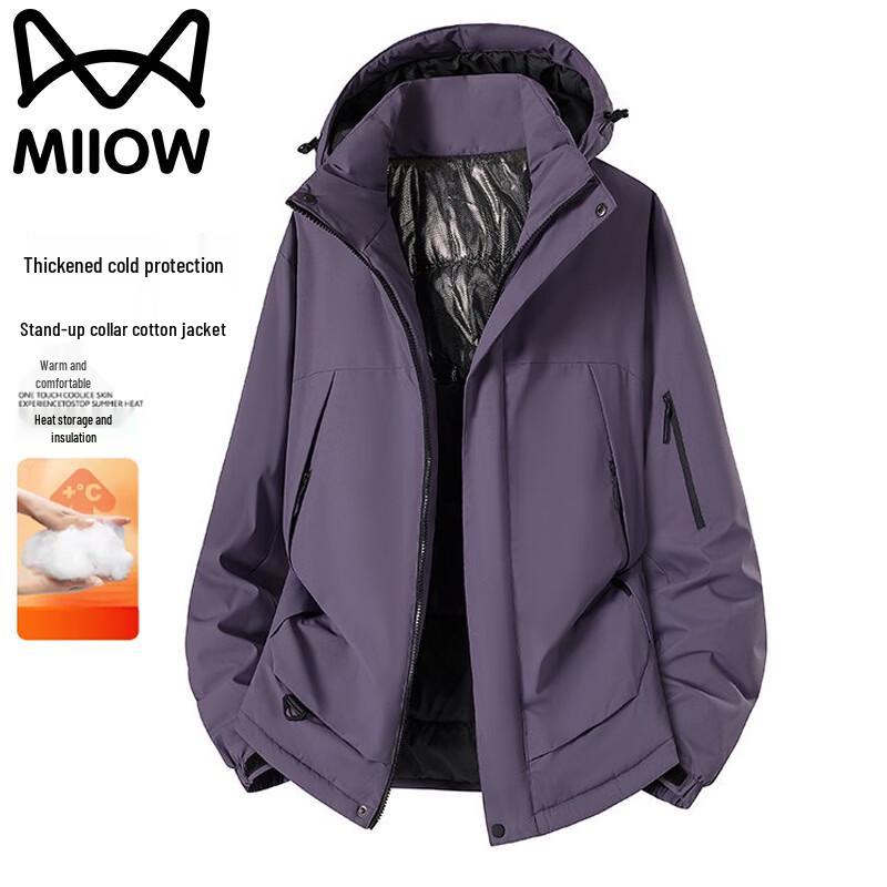 MiiOW Men's Graphene-Insulated Winter Padded Jacket