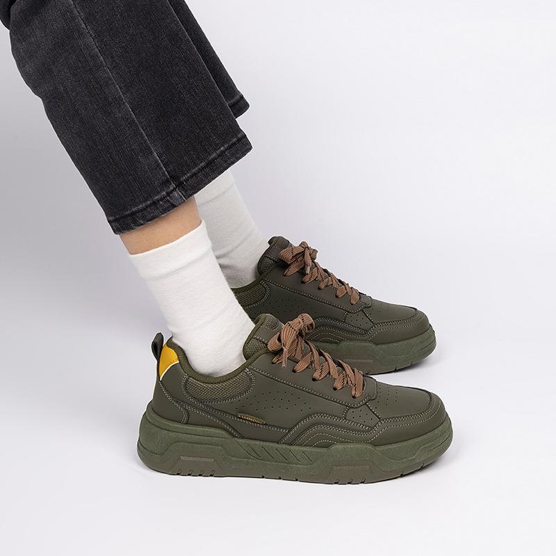 Global Thick Baseplate Shoes Men's ZHQ-HY718 Spring Men's Shoes Versatile Trend Sports Lightweight Men's Casual Shoes