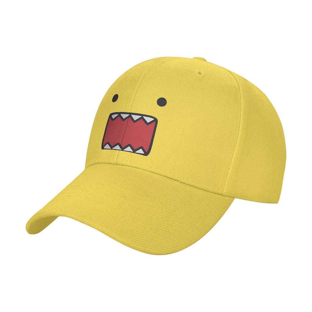 Fashion Domo Kun Doll Face Curved Brim Baseball Cap Harajuku Style Hat Womens
