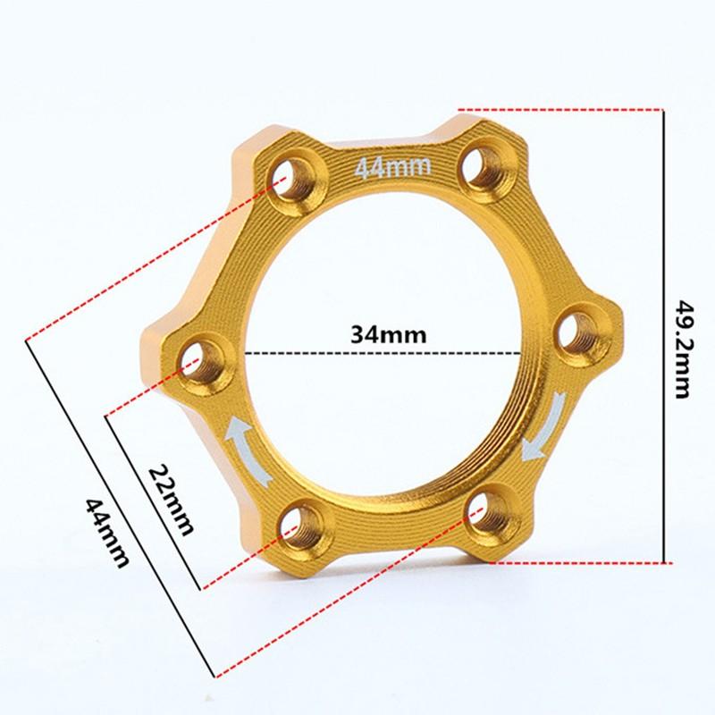 Screw Bicycle Flange Adapter Threaded Hub Brake Disc Base Rotors Parts