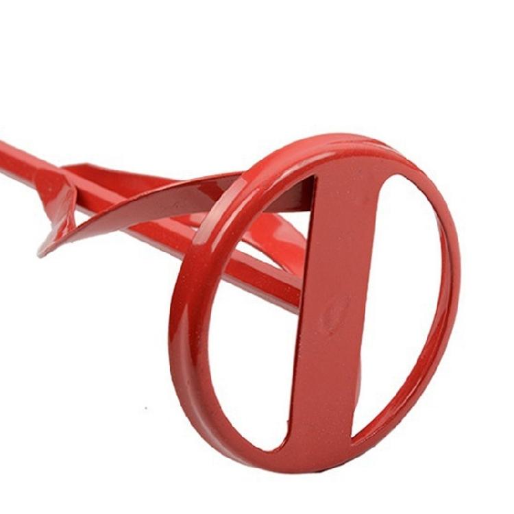 Steel Helical Mixing Blade For Power Drills Hexagonal Shaft Ensures Stability When Mixing Paint Grout In Large Bucket