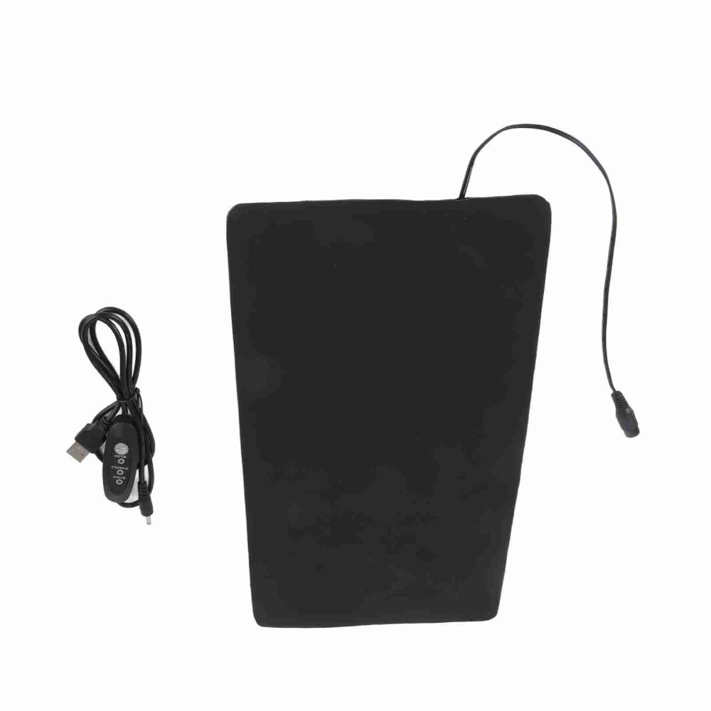 3 Gear Temperature Adjustment Seedling Heat Mat Low Voltage PU Leather Plant Heating Pad Waterproof Design Textured Surface
