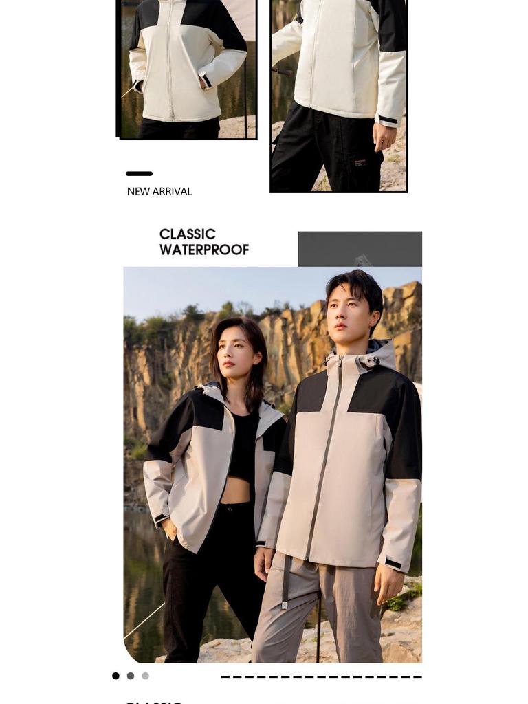 Custom Windproof Waterproof Sports Work Jacket