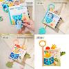 Dinosaur Puppet Cloth Book With Sound And Tactile Features For Baby Early Learning And Sensory Development