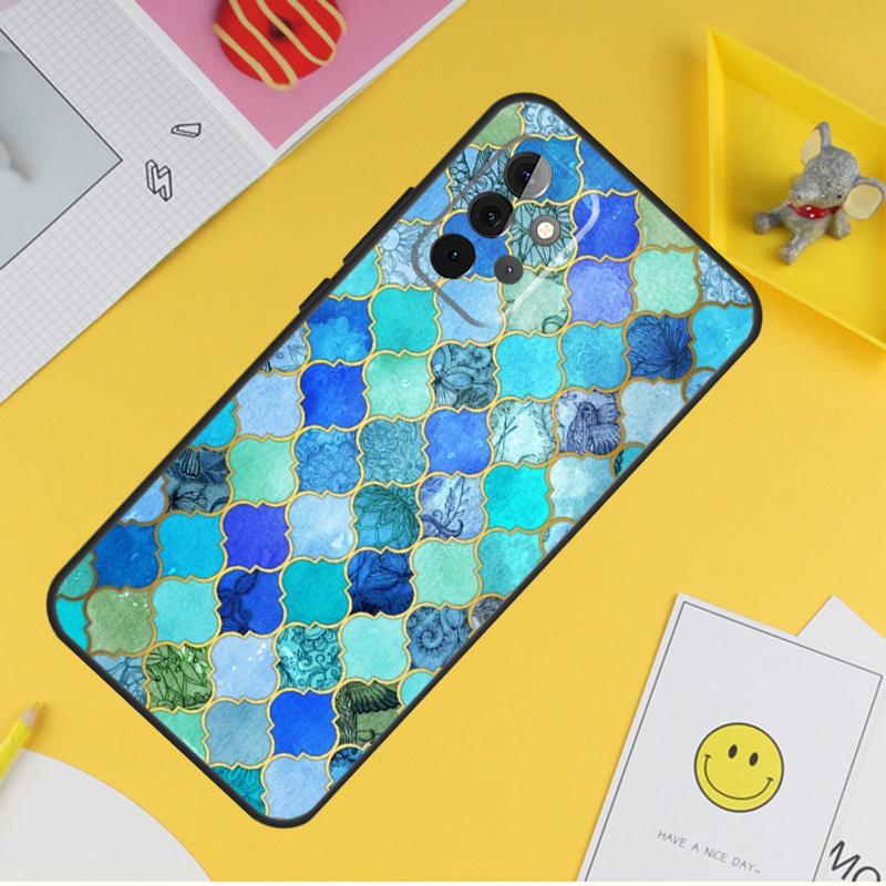 Moroccan Pattern For Samsung Galaxy A14 A34 A54 A12 A32 A52 A51 A71 A53 A33 A13 A15 A25 A35 A55 Phone Case