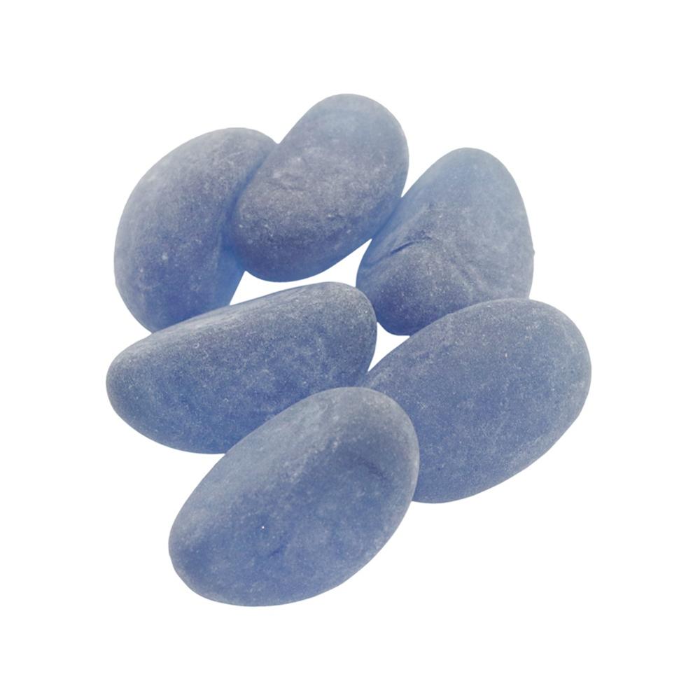 30 Stück Aquarium Blauer Himmel Cashew Glasperlen Fluoreszierender Stein Blaulichtstein Kristallstein Aquarium Dekorationszubehör