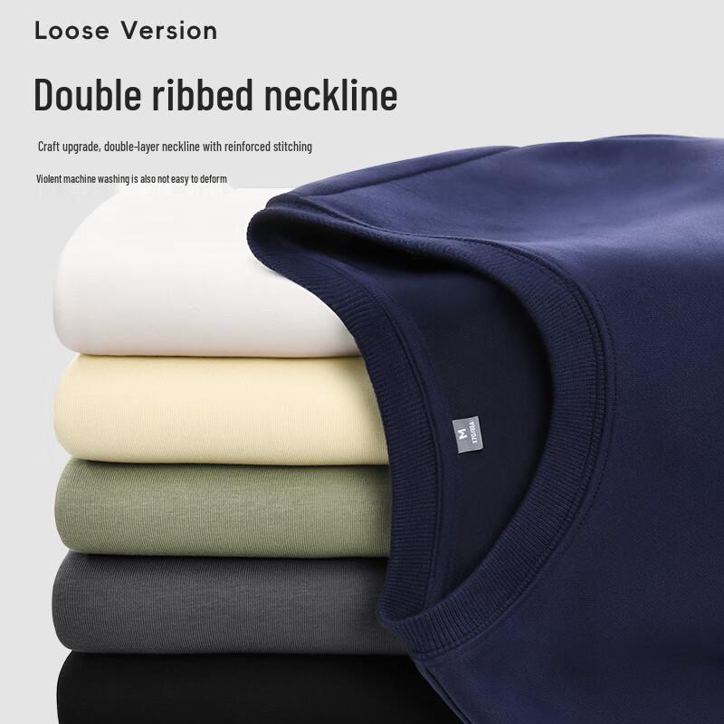 JEEP SPIRIT Men's 2025 Autumn/Spring Round Neck Loose Sweatshirt