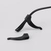 40Pcs Silicone Anti-slip Ear Hooks for Glasses Black Transparent Elastic Eye Glasses Retainer Holders Eyewear Accessories