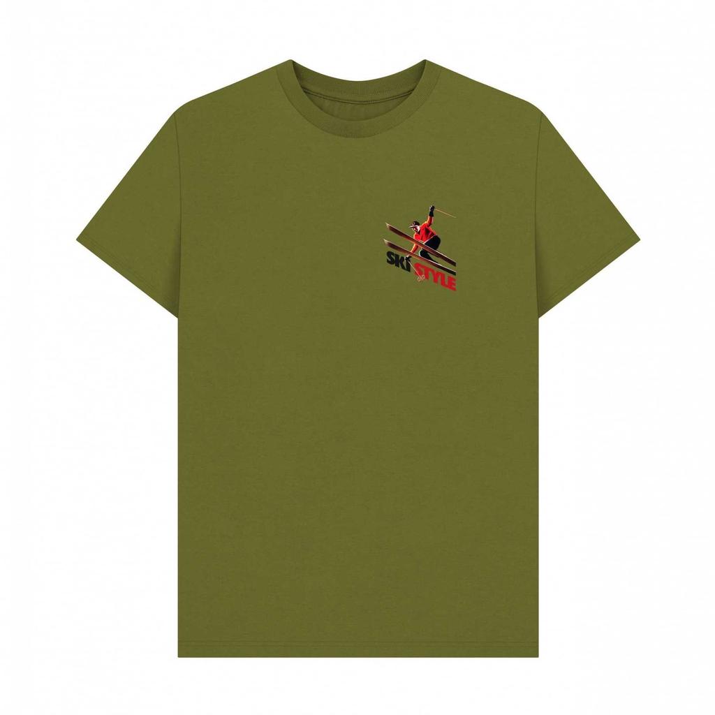 Apoh Unisex Adult Ski Style Pierce Archives T-Shirt