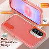 S26 Ultra Case Shockproof Bumper Hybrid 3in1 Candy Color Phone Stand Cover Samsung S25 Ultra S24 Plus S23 FE A15 A16 A36 A56 A17 A27 A37 A57 5G