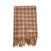 Korean Style Thick Warm Checkered Scarf Women Winter Neck Shawl Wrap
