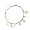 Oceanic Sun Charm Layering Necklace Adjustable Neckchain Lightweight Casual Accessory Perfect For Swimwears Styling