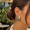 Trend Seashell Starfish Stud Earrings for Women Elegant Imitation Pearl Zircon Sea Star Earring Beach Party Vacation Jewelry