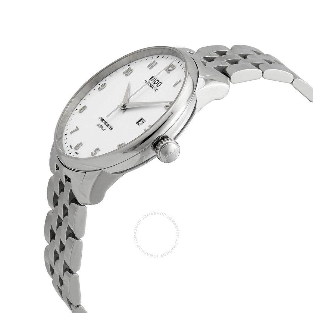Mido Baroncelli Automatic Chronometer White Dial Men S Watch M0376081101200