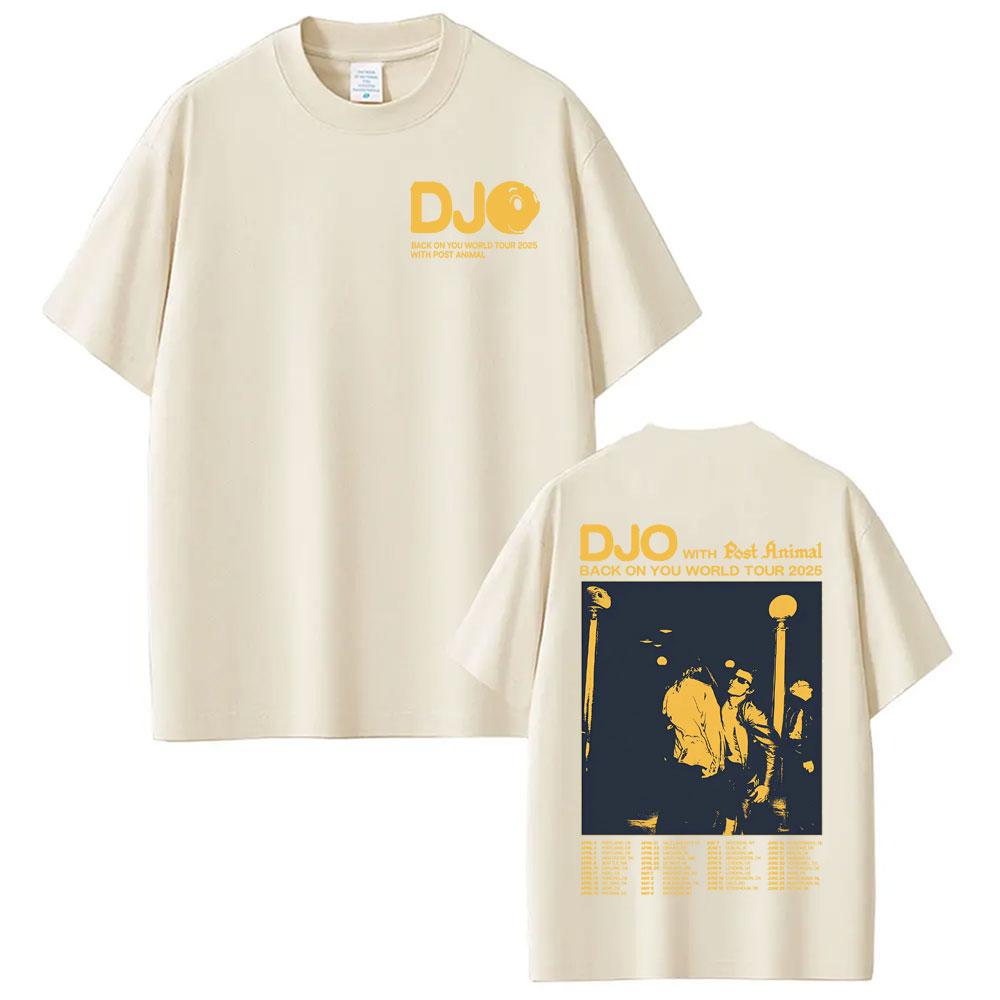 Djo Back on You World Tour 2025 Graphic Tshirts Unisex Women Clothing Hip Hop Street Tshirt 100 Cotton Comfort Hot Sale T Shirts