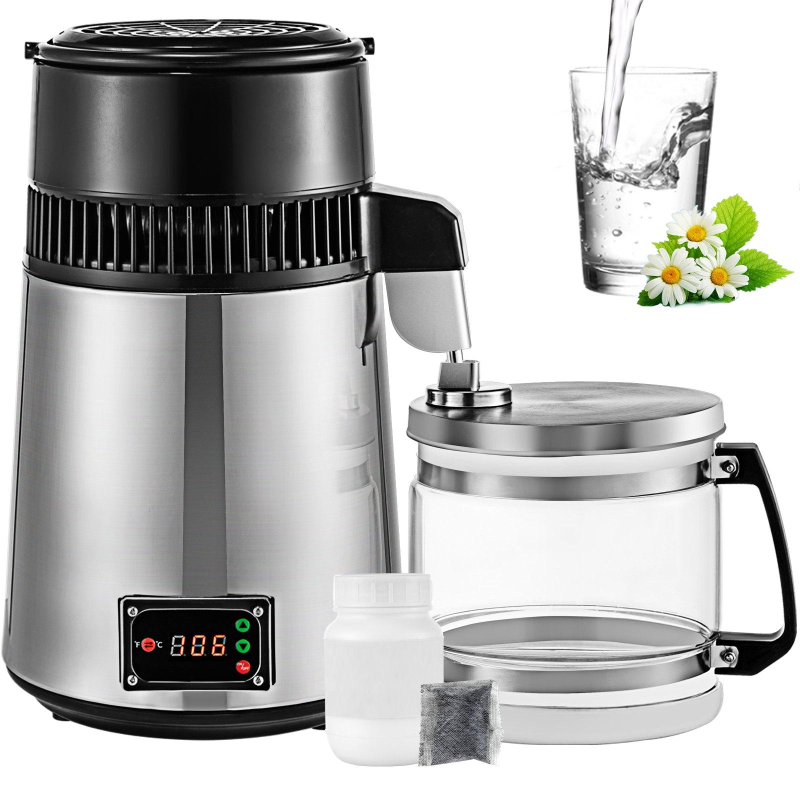 VEVOR Silver Water Distiller Machine 750W