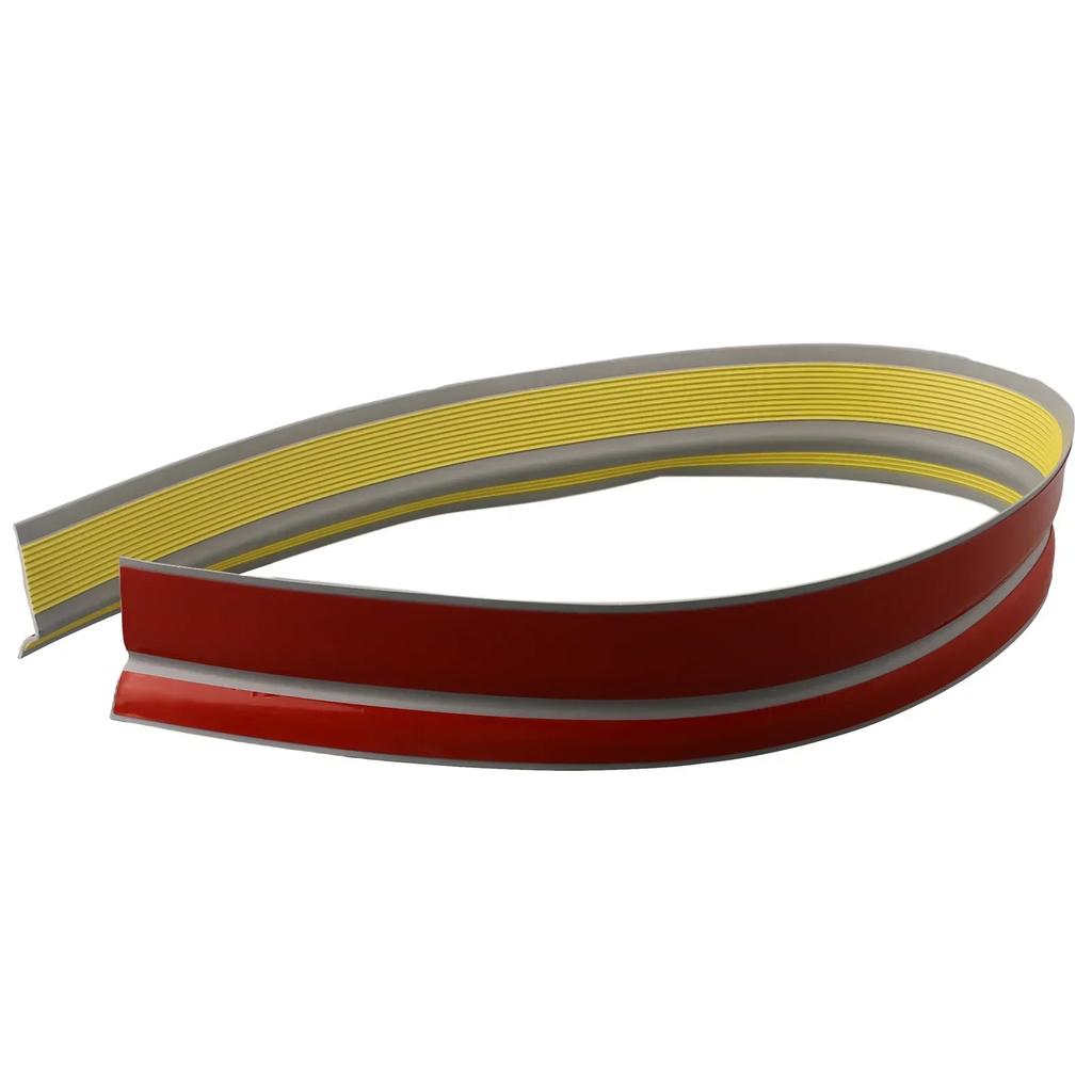 1pcs Stair Nosing Edging Strip Rubber Self-Adhesive For Enhanced Safety Easy Installation Stair Corner Protection Strip 50x25mm