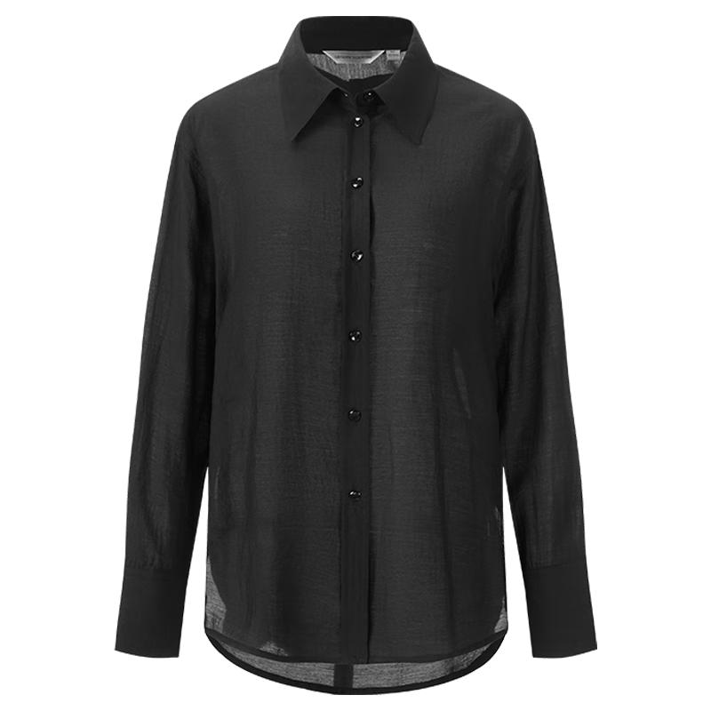 GIOVANNI VALENTINO Women's Long-Sleeve Casual Shirt