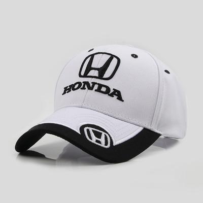 Embroidery Car Logo Baseball Cap Adjustable Casual Sunscreen Hats Sports Caps For Honda Civic Fit Jazz Accord Pilot CRV Odyssey