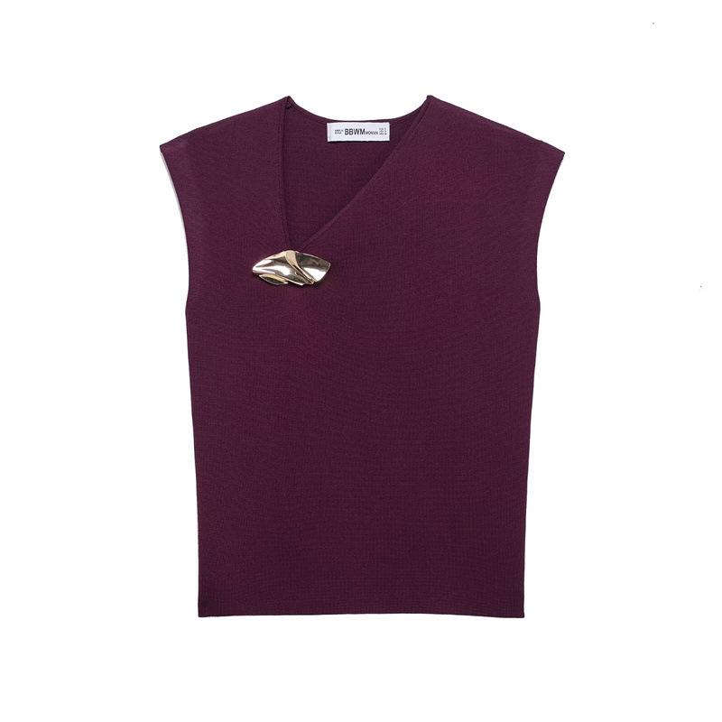 

Женская вязаная майка без рукавов TAOP&ZA - Весенне-летняя мода Medium