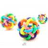 Pet Dog Ball Toys Colorful Bell Woven Toy Popular Dog Bite Resistant Rubber Pet Chewing Playing Fetching Nice Ball Products