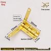 Retro Wooden Box Seven-Character 90° Iron Hinge - Small Leaf Hinge for Airplane-Style Hardware