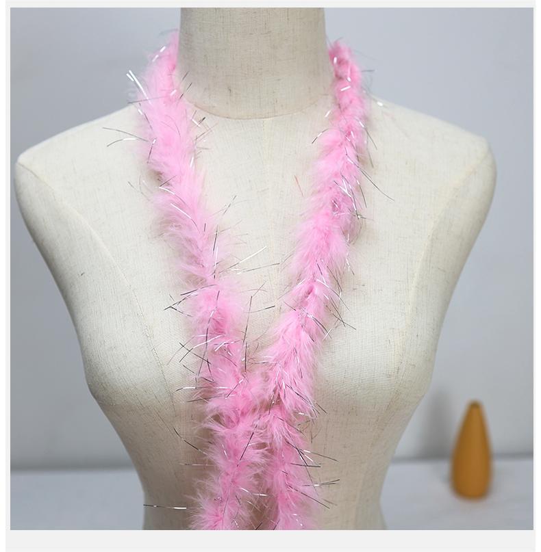 Color Feather Strip Encryption Bold Diy Decorative Turkey Fluff Strip Performance Clothing Skirt Accessories