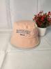 Letter embroidered bucket hat cotton hat men's and women's outdoor fashion casual versatile sunscreen visor trendy brand