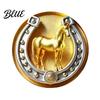 Detachable Brooch Necklace Pin Retro Horseshoe Design Scratch Resistant