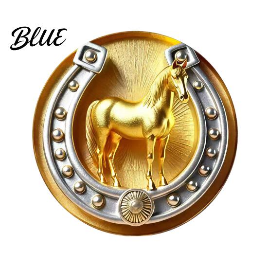 Detachable Brooch Necklace Pin Retro Horseshoe Design Scratch Resistant