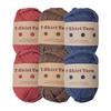 6PC T-Shirt Yarn Elastic Fabric Crochet Cloth Yarn for DIY Knitting, Spaghetti Yarn Thick Knitting Yarn for Hand DIY Bag