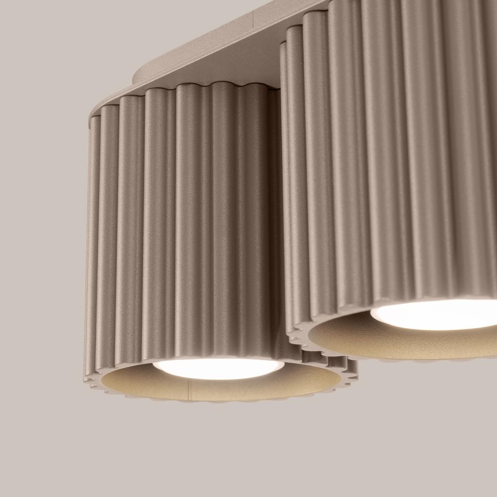 Ceiling Lamp Aura 2 Taupe GU10