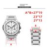 27x19 24x17 21x13 Metalen band voor Hublot Yubo BIG BANG Classic fusion Heren Dames horlogeband Roestvrijstalen horlogeketting Gratis gereedschap