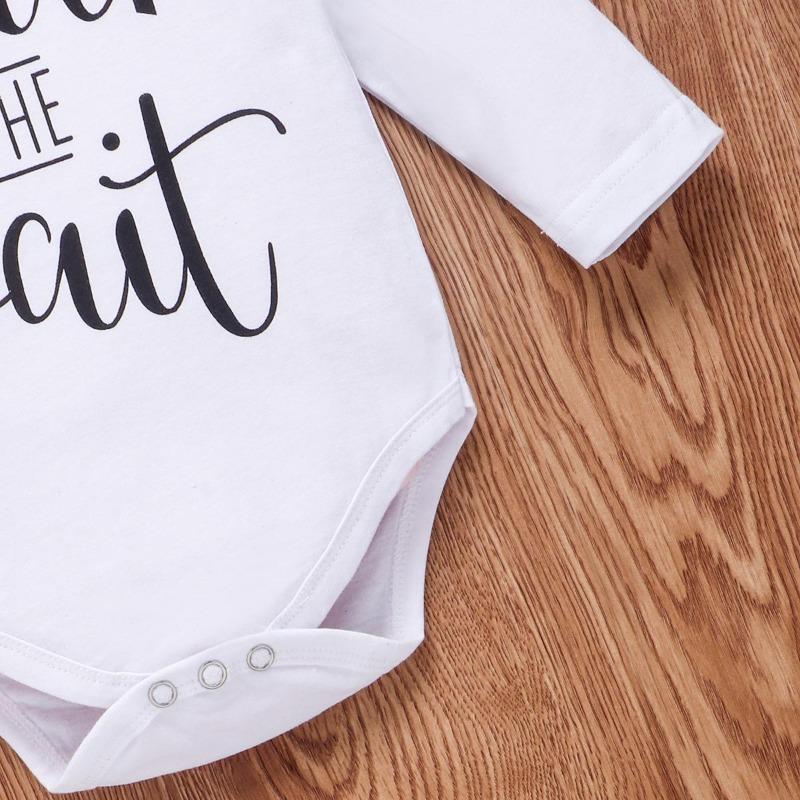 Newborn Infant Kid Baby Boy Girl Autumn Long Sleeve Tops Romper Jumpsuit Long Pants Hat Baby Clothes Outfits 3Pcs Set