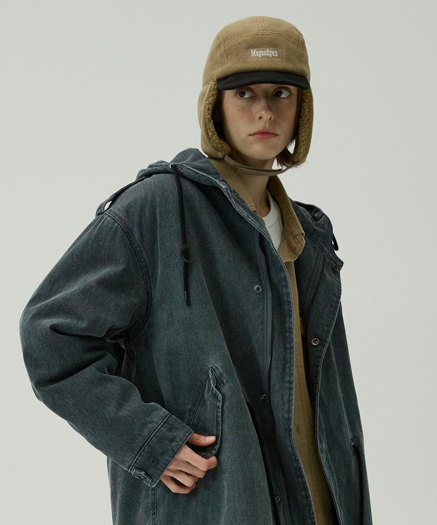 MAGOODGAN Headwear 9323 Fleece Earflap Beige Trooper Hat