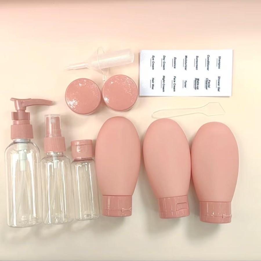 Zestaw 11 sztuk wielokrotnego napełniania butelek podróżnych Spray do lotionów, szamponów, żeli pod prysznic Butelki do napełniania Kosmetyki