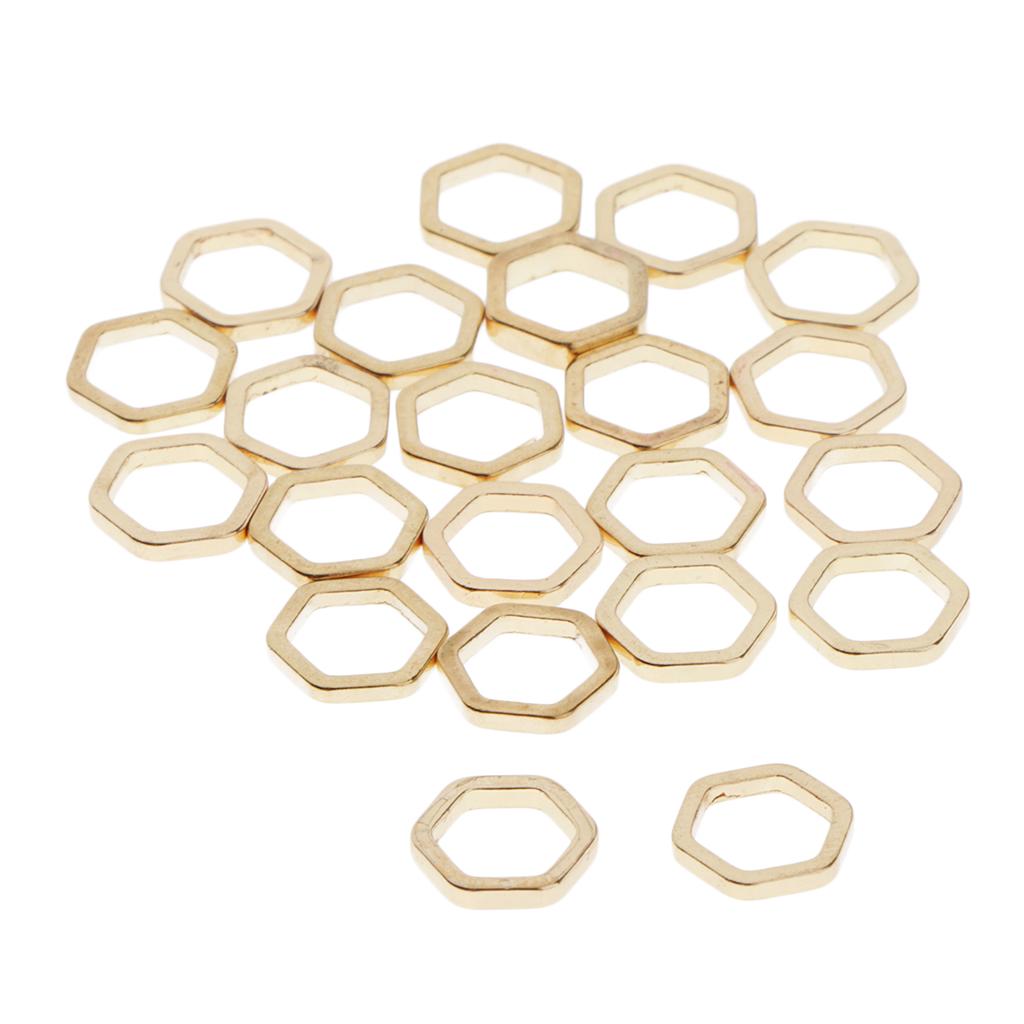 20 kusů kovových přívěsků na výrobu šperků 7x7mm