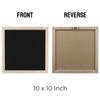 Convey Information Oak Wood Message Boards 10x10 Inch Letterboard 460 Letters Corkboard Felt Letter Board Home Decor