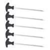 5PCS Stainless Steel Tent Peg Ground Nails Screw Nail Stakes for Frozen Soil Ice Surface