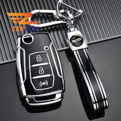 Für SsangYong Kyron 2 Sanka Actyon Korando Tivoli TPU Auto Klappschlüssel Etui Abdeckung Schutzhülle Schlüsselanhänger Halter Keyless Zubehör