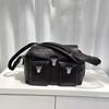 First Layer Tree Paste Cowhide Messenger Bag New Niche Shoulder Bag Locomotive Bag Flip Tooling Leather Messenger Bag