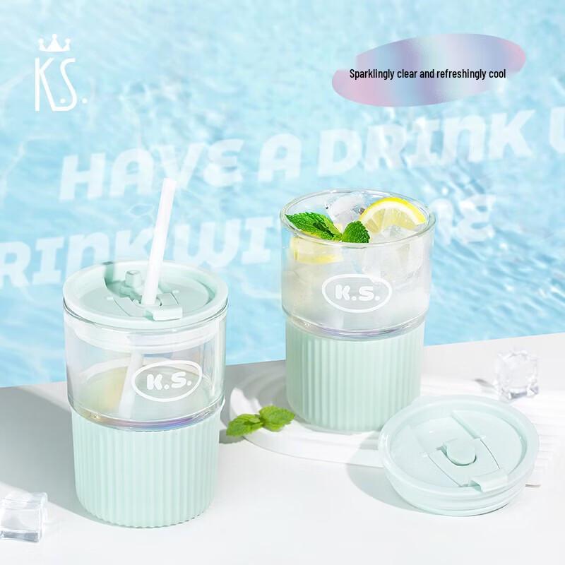 K.S. Portable Insulated Ceramic Big Belly Cup