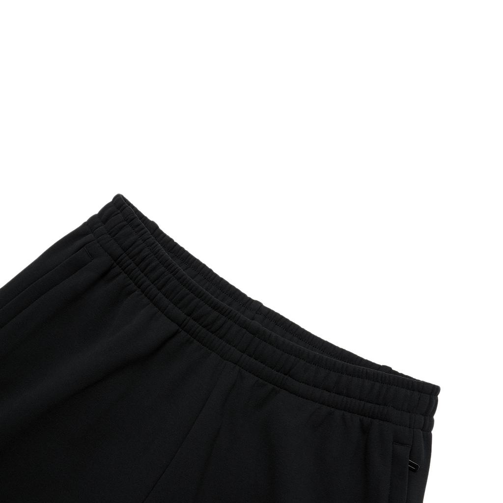 Li Ning Fitness Series Solid Color Logo Straight Leg Fleece Warm Knitted Sports Pants Men Pants AKLT795-3