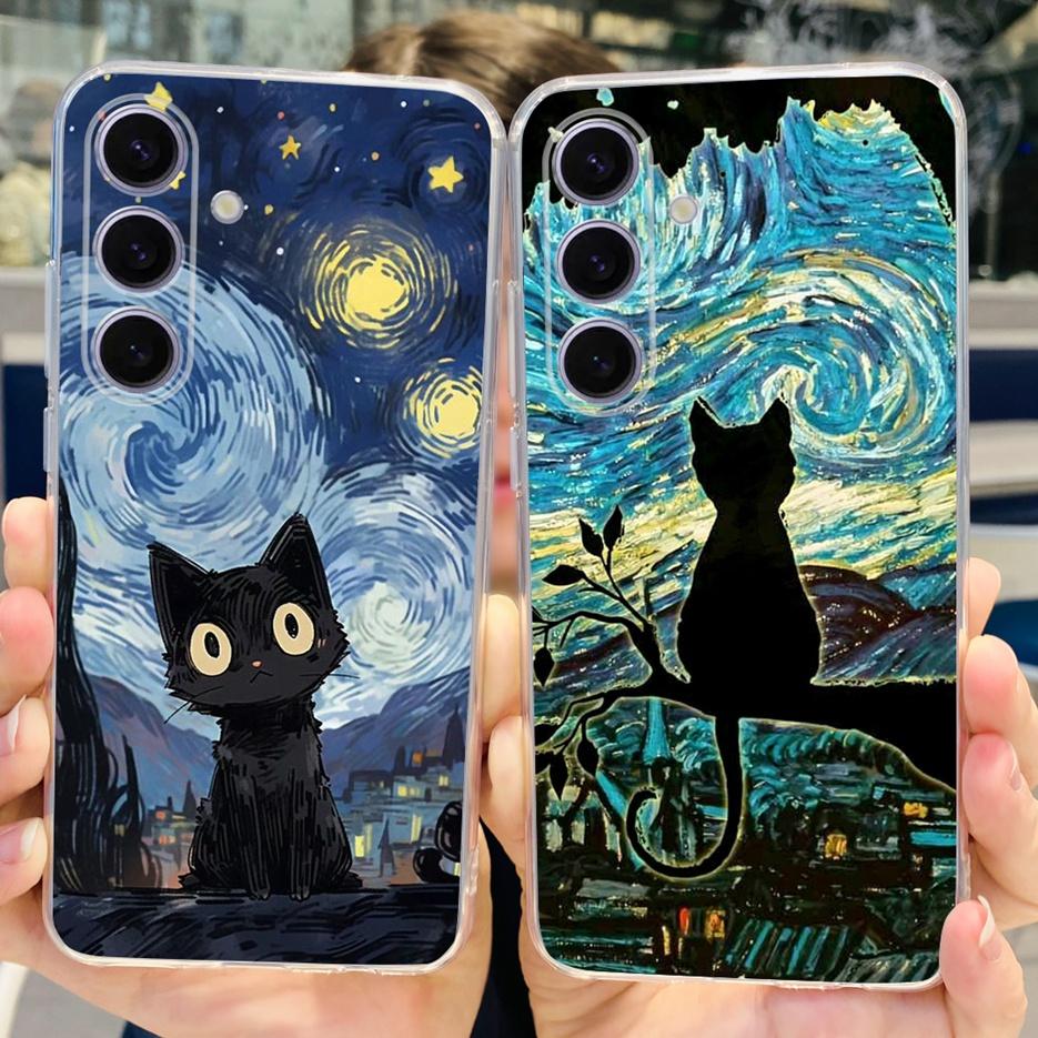 For Samsung Galaxy S24 Plus Case SM-S926B Cute Fashion Painted Cover Soft Slim Phone Case For Samsung S24 Ultra S 24 S24+ Fundas