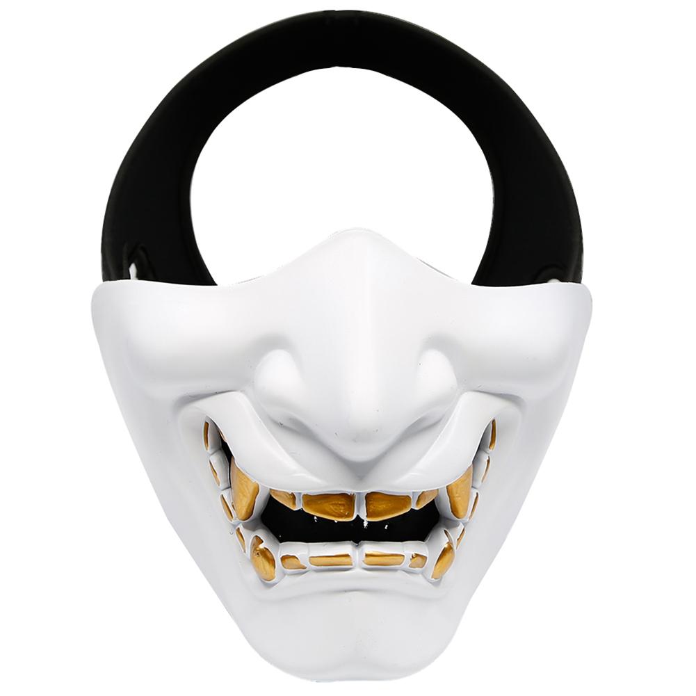 Unisex Evil Smile Tactical TPU półmaska na Halloween Festival Cosplay Party