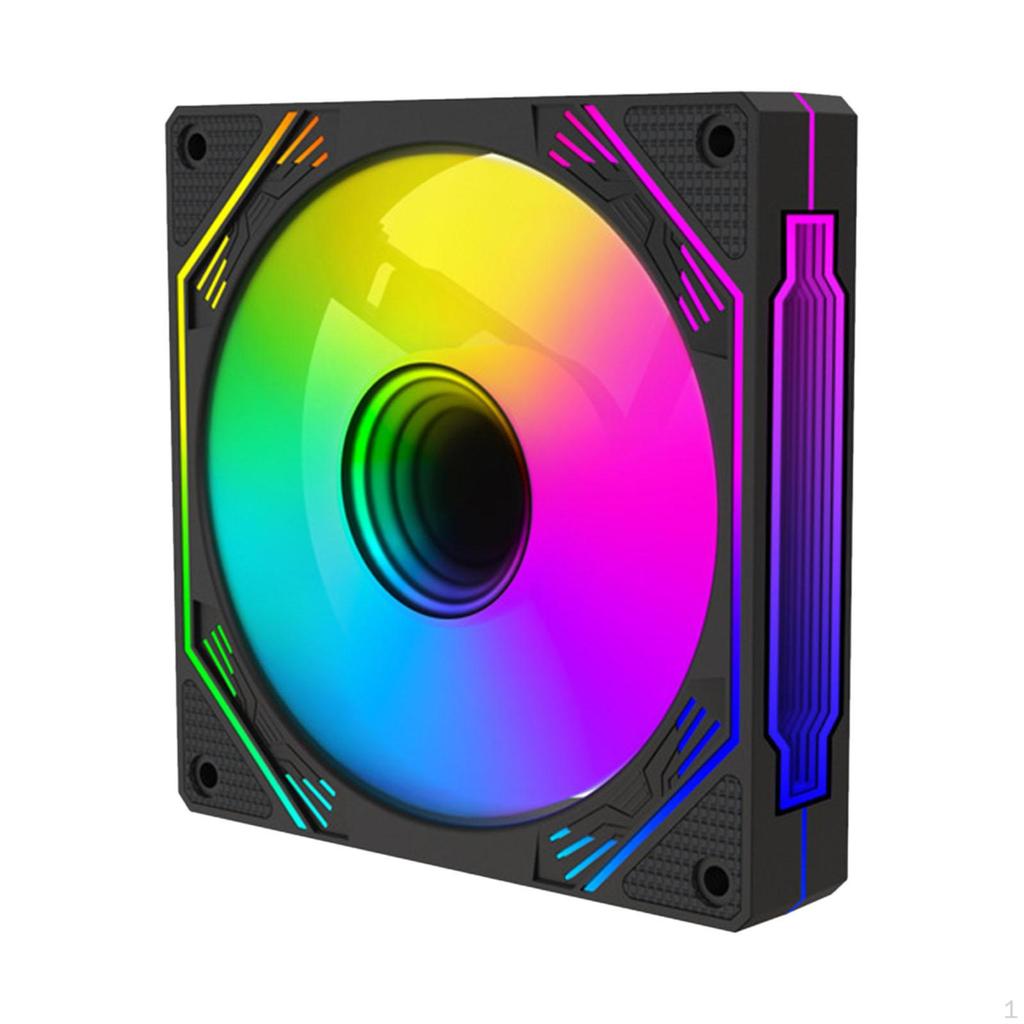 -Fan,PC Fan,5V,3-pin+,4-pin,ARGB,120mm,Good Heat Dissipation,Easy Installation,Fan,Case Cooler Fan