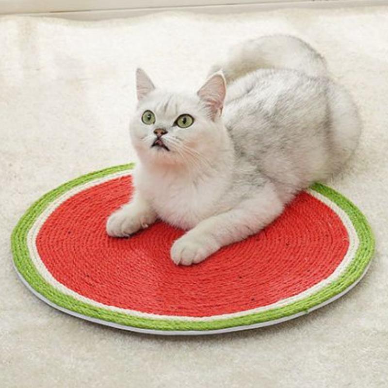 Rascador para gatos, rascador vertical de sisal, tapete de cactus, juguete para moler garras de gato, resistente al desgaste y sin caspa, suministros para gatos