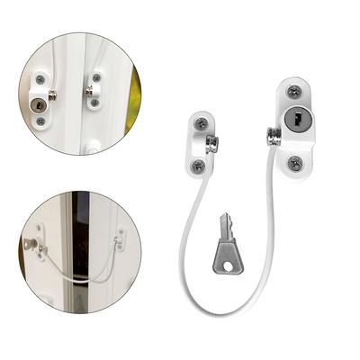 2 Pcs Twisted-pair Tür Fenster Schlösser Restrictor Edelstahl kinder Sicherheit Fenster Grenze Lock